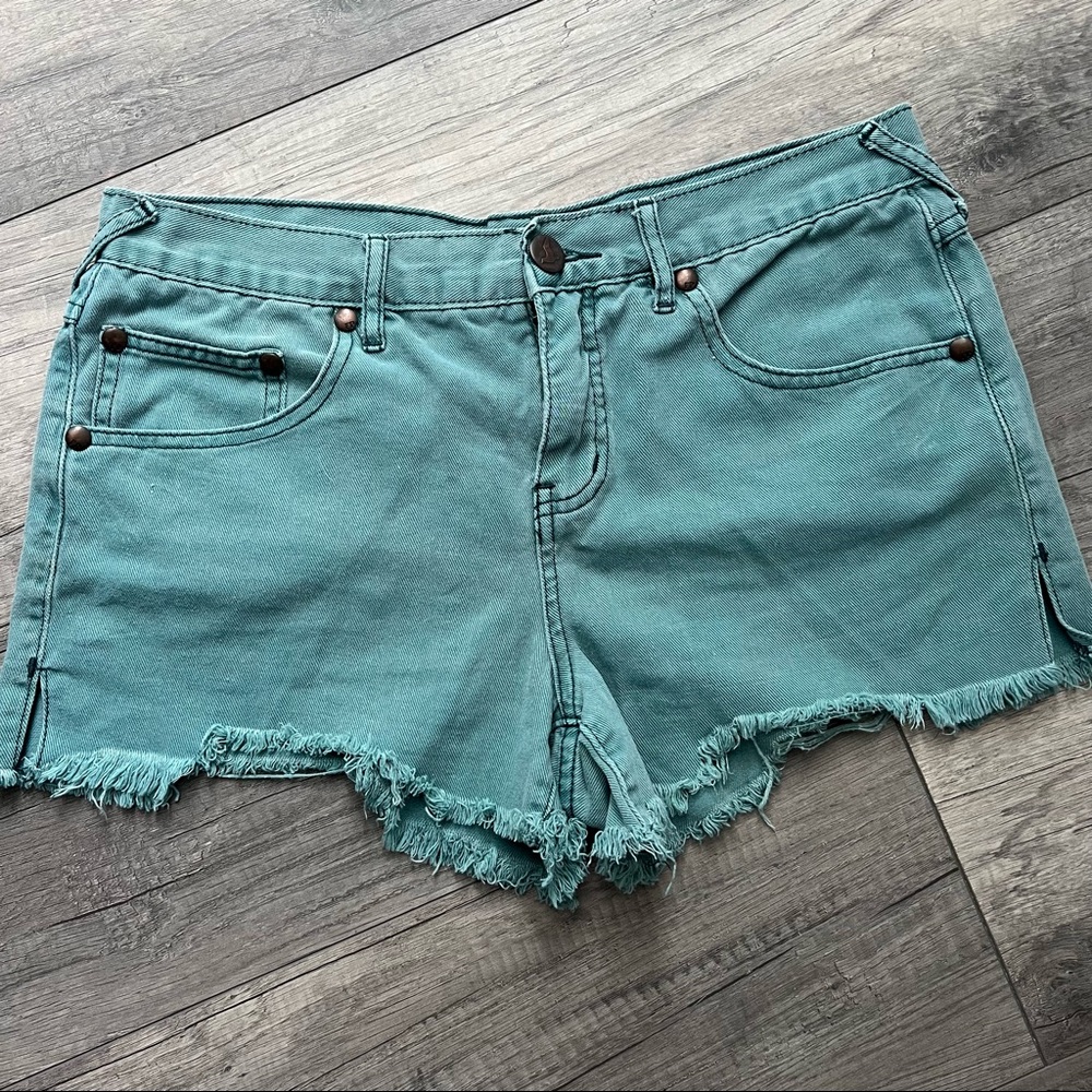 Free People | Shark Bite Jean Shorts
